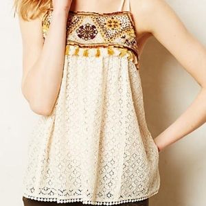 Anthropologie HD in Paris embroidered top
